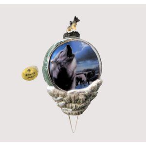 Call of the Wilderness Ornament Edge of Night by Kevin Daniel 2000 Bradford